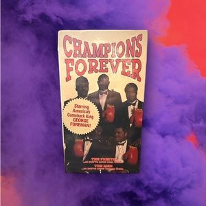 Sealed VHS Muhammad Ali George Foreman Boxing 80s-90s Vintage